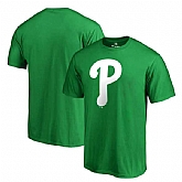 Men's Philadelphia Phillies Fanatics Branded Green Big & Tall St. Patrick's Day White Logo T-Shirt,baseball caps,new era cap wholesale,wholesale hats